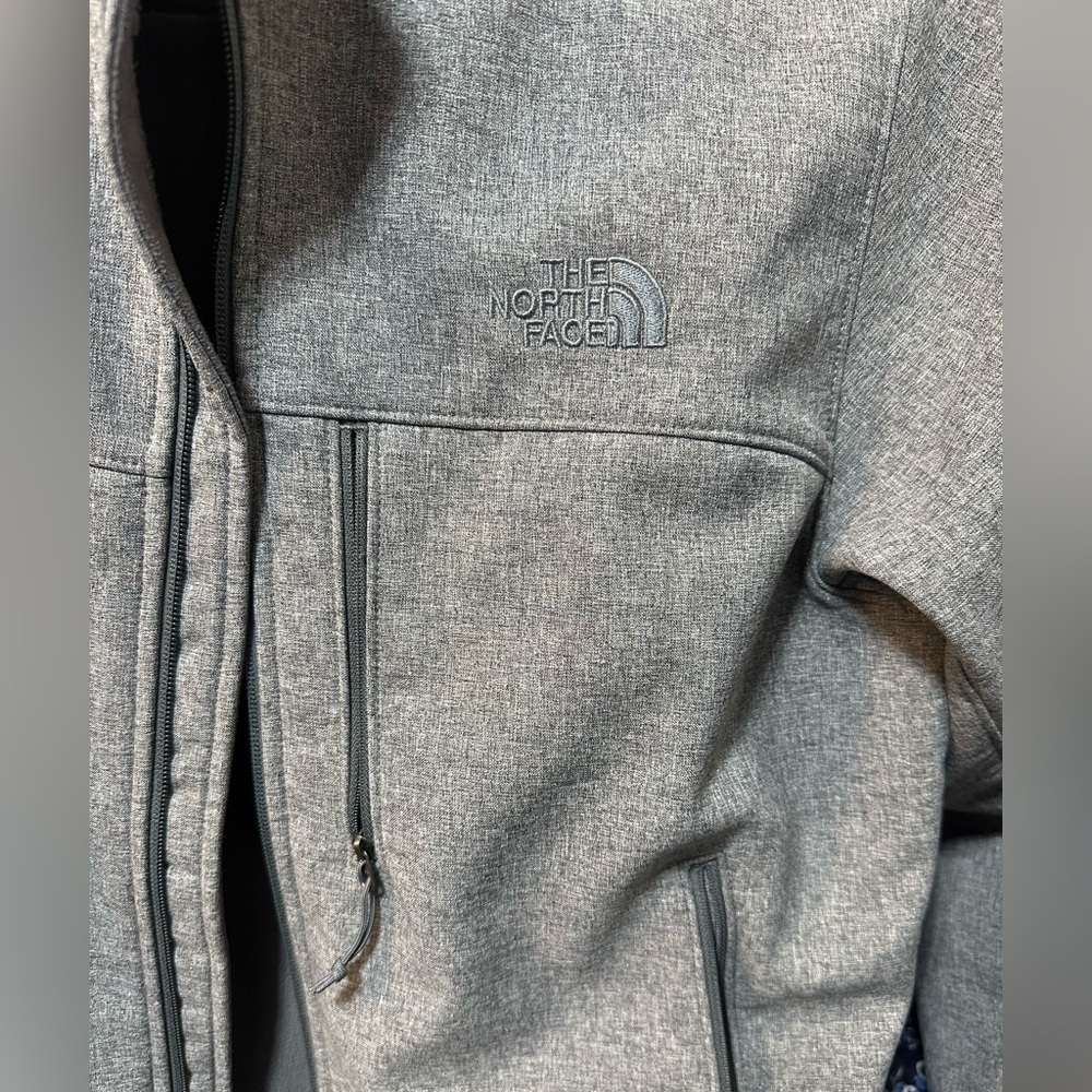 The North Face Mens Windwall Jacket Heather Gray - Picture 5 of 8